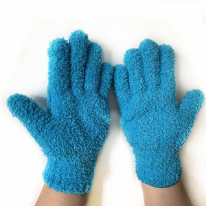 Gants de dépoussiérage en <span class=keywords><strong>microfibre</strong></span> de velours corail pour le nettoyage ménager, écologiques, doux, moyens, durables, réutilisables, super absorbants - Product Image 3