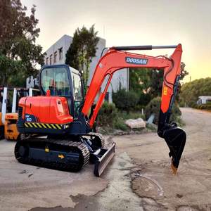 Pelle sur chenilles doosan dx60 d'occasion machines d'occasion chinoises mini petite pelle doosan dx60 - Product Image 1