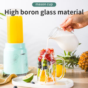 Exprimidor eléctrico mini licuadora portátil mezcladores de frutas exprimidor licuadora 4 en 1 mezclador de molienda de <span class=keywords><strong>rueda</strong></span> mezclador solar molinillo exprimidor - Product Image 3