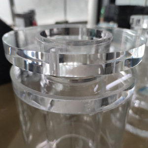 Tubes acryliques transparents de grand diamètre Tuyaux en verre organique à surface lisse Équipement et instruments expérimentaux - Product Image 4