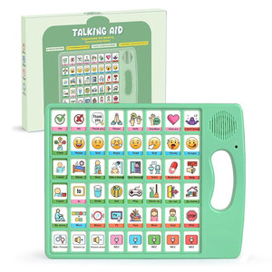 Tablette d'activités sans écran AAC pour la communication non verbale des personnes autistes, outil de thérapie du langage, jouet éducatif pour la rééducation post-AVC - Product Image 1