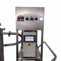 Extracteur d'herbes homogénéisateur à ultrasons émulsifiant à flux ultrasonique machine pour huiles essentielles disperseur d'émulsification 50l