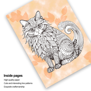 Libro de Colorear con Diseños de Animales Únicos, Personalizable, Económico, para Niños y Adultos, con Diseños Fáciles de Imprimir para Relajación, 2026 - Product Image 6