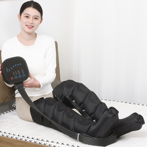 Masseur de jambes et de pieds à pression d'air, taille réglable, 4 chambres, rechargeable par USB, contrôle du temps, bottes de massage pour la circulation sanguine - Product Image 4