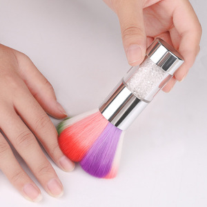 Cepillo de polvo para <span class=keywords><strong>uñas</strong></span>, nuevo producto de belleza limpia, herramienta limpiadora de maquillaje, pincel acrílico de <span class=keywords><strong>uñas</strong></span> arcoíris para arte de <span class=keywords><strong>uñas</strong></span>, <span class=keywords><strong>2021</strong></span> - Product Image 5