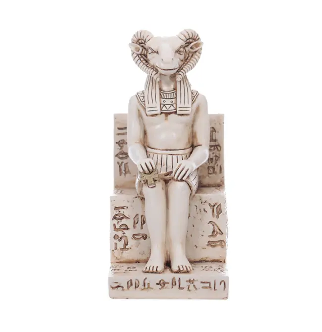 Ornamenti egiziani di pecora animale dio e cane dio