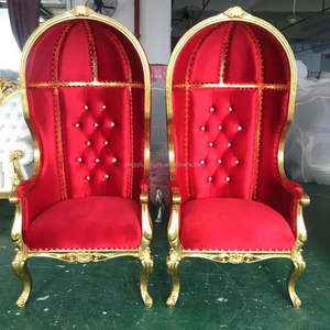 Düğün kırmızı kuş kafesi kubbe sandalyeler - Product Image 4