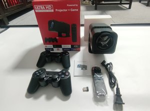 Hy320 Xách Tay Trò Chơi Thông Minh Máy Chiếu Với 20000 + Trò Chơi Rạp Hát Tại Nhà Mini Túi Máy Chiếu Trẻ Em <span class=keywords><strong>3D</strong></span> Các Tính NĂNG LCD <span class=keywords><strong>LED</strong></span> Đèn Chúng Tôi Cắm - Product Image 2