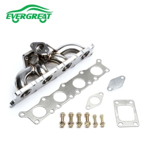 Colector de escape Turbo de gran flujo de acero inoxidable, brida T25 T3 para VW, Skoda, Seat, Audi 1,8 T, K03, K04, Turbo <span class=keywords><strong>cargador</strong></span> - Product Image 3