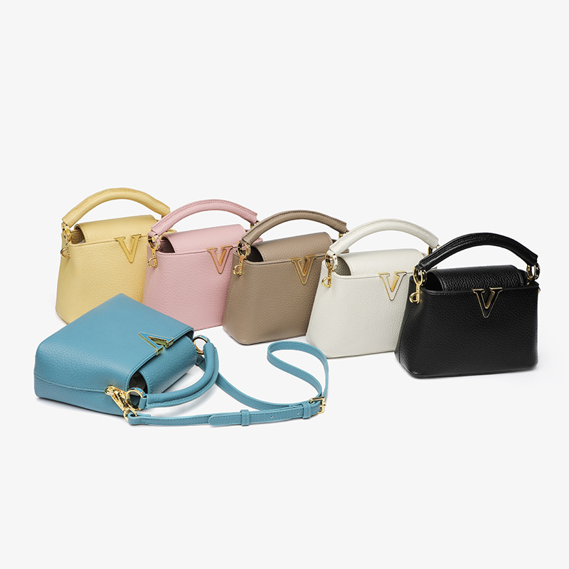 V Shape Small White Crossbody Purse Virtus Small Shoulder Bag