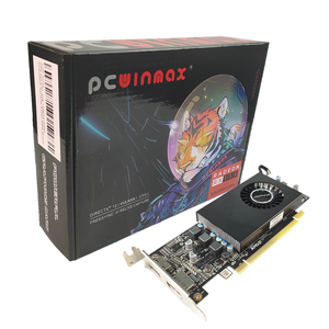 การ์ดจอ PCWINMAX OEM ของแท้ใหม่เอี่ยม รุ่น 550 ความจุ 4GB GDDR5 128 บิต แบบ Low Profile พัดลมเดี่ยว PCI-E 3.0 GPU สำหรับคอมพิวเตอร์ตั้งโต๊ะเล่นเกม ขับเคลื่อนด้วย - Product Image 1