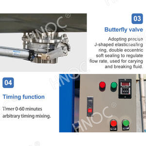 HNOC Blender <span class=keywords><strong>Mixer</strong></span> industri, pencampur melubangi bubuk poros ganda Horizontal - Product Image 4