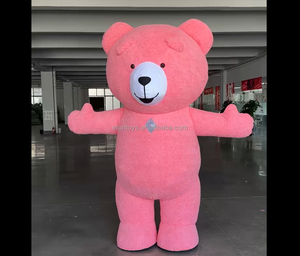 Efunインフレータブルウォーキングウェアラブル巨大テディベアマスコットコスチューム人間サイズテディベアバレンタインギフト - Product Image 4