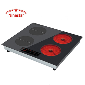 Cocina de Inducción Combi integrada, hornillo de inducción con <span class=keywords><strong>2</strong></span> quemadores, Hob infrarrojo de <span class=keywords><strong>2</strong></span> zonas de cocina, 4 quemadores - Product Image 1