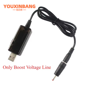 Convertisseur de suralimentation USB <span class=keywords><strong>DC</strong></span> 5V à 9V 12V Câble convertisseur élévateur USB + connecteur 3.5x1.35mm pour alimentation/<span class=keywords><strong>chargeur</strong></span> - Product Image 4