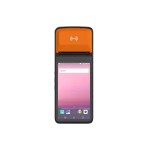 Mini mobil kapasitif dokunmatik ekran ile el android pos yazıcı restoran sipariş