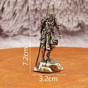Nuevo Adorno de Oro del Gran Sábio Wukong de Black Myth, Modelo de Simulación para Oficina, Sala de Estar, Escritorio, Artesanía de Latón - Product Image 5