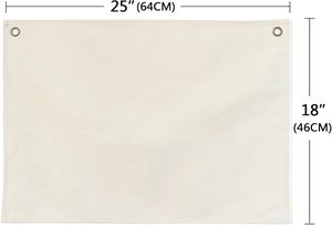 Высококачественный Настенный декор для детей, модная комната, Холщовый баннер, висящий флаг, хлопковый баннер, флаг с индивидуальным логотипом - Product Image 2