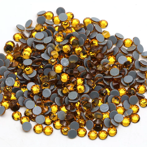 Strass in Cristallo Rotondi con Fondo Piatto all'Ingrosso, Pietre Sciolte per Scarpe, Abbigliamento, Nail Art, Borse e Altri Usi - Product Image 6