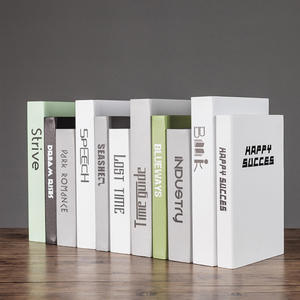 Nordique fait à la main personnalisé livre relié impression luxe décoratif Table basse <span class=keywords><strong>livres</strong></span> ensemble pliable Vogues décoration casier livre - Product Image 4