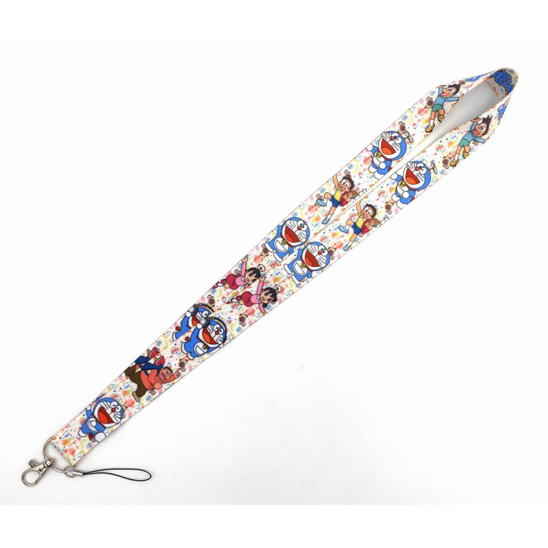 Promotional Gift Cartoon Dora Polyester Satin Lanyards Mobile Phone Case Neck Strap Anti-Lost Accessories Lanyard Custom Image 5