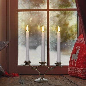 <span class=keywords><strong>Flameless</strong></span> <span class=keywords><strong>Led</strong></span> taper nến Pin hoạt động với chức năng hẹn giờ cho các thiết lập đám cưới thanh lịch - Product Image 3