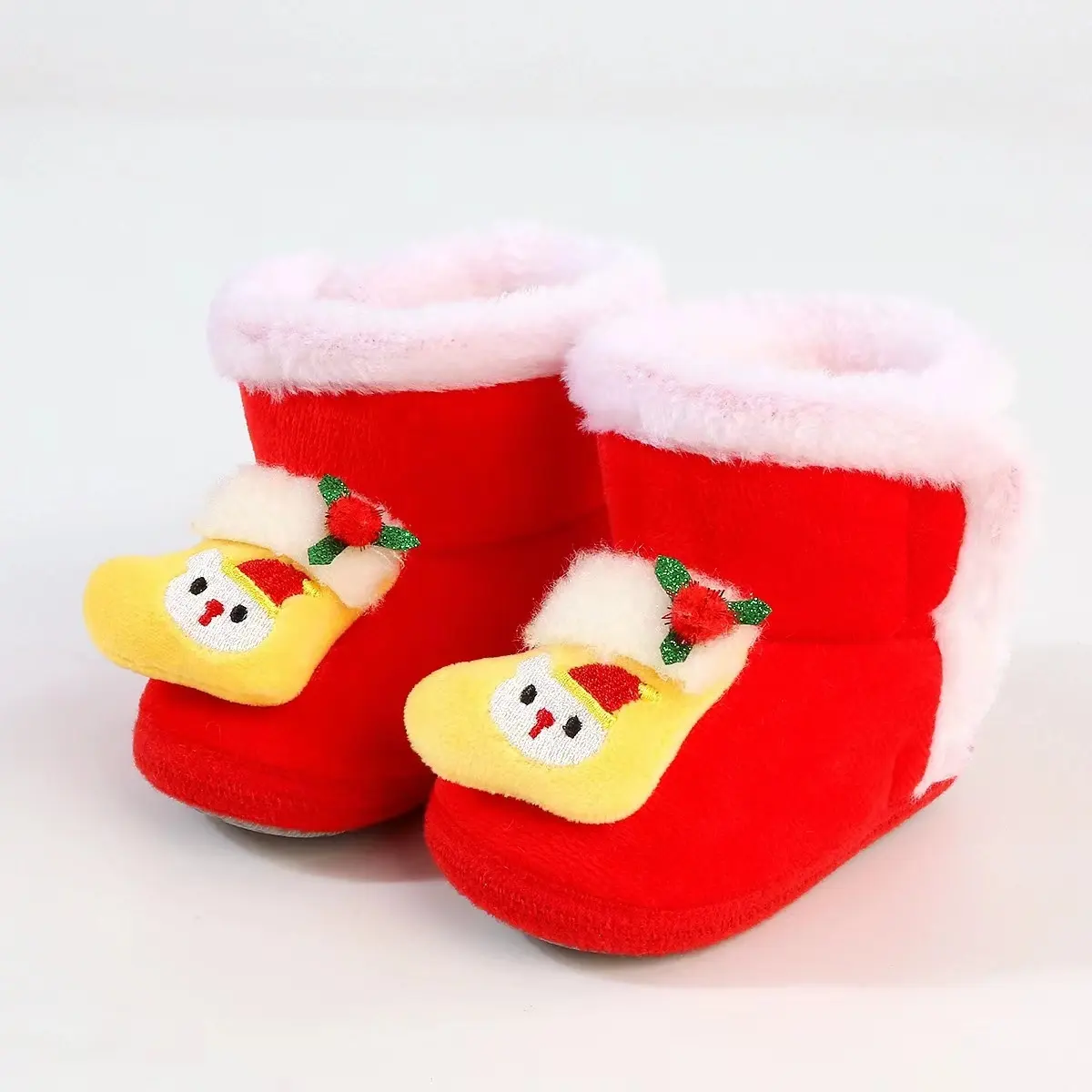 Meias Sapatos Natal Inverno Bebê Botas Indoor Criança Sapatos Inverno Botas