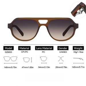 Lunettes de soleil polarisées Sunray à branches montées, protection UV, style raffiné pour femme, idéales pour la conduite en ville et les promenades urbaines - Product Image 4