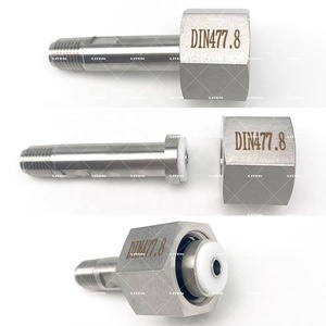 Adaptateur de <span class=keywords><strong>coupleur</strong></span> de connecteur de raccord de tuyau en acier inoxydable CGA-679 SUS316L pour mélanges de farine de cylindre en acier à <span class=keywords><strong>gaz</strong></span> - Product Image 3