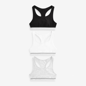 Nuevo estilo de ropa interior de algodón para niñas jóvenes Push up chaleco deportivo acolchado <span class=keywords><strong>pubertad</strong></span> 8 12 16 años sujetador para niñas adolescentes de venta al por mayor - Product Image 1
