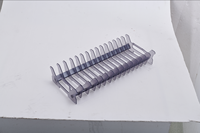Panier de rangement en aluminium avec verre trempé sur 3 côtés, écologique, moderne, multifonctionnel, pour armoires de cuisine, origine Chine
