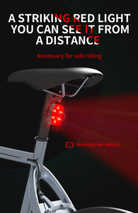 Led Kit Set phía trước phía sau có thể sạc lại đi xe đạp xe đạp ánh sáng đèn lồng MTB đêm cưỡi phụ kiện đèn hậu cảnh báo xe đạp đèn Set - Product Image 5