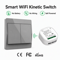 QICHIP 301-305WiFi untuk Modul Relay Pintar RF433 16A 120V Sakelar WiFi Tahan Air untuk Lampu Dinding dengan Aplikasi Smart Life