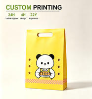 Boîte alimentaire en papier sécurisée, sac à main personnalisé en papier, boîte alimentaire résistante aux déchirures pour contenir des gaufres aux œufs chaudes et autres snacks à emporter.