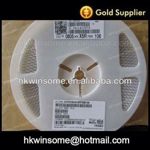 (<strong>Capacitors</strong>) CC0805KKX5R7BB106 - Product Image 1