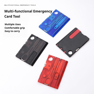 Hikeon Kit di Sopravvivenza Portatile 10-in-1 Multifunzione per Emergenze all'Aperto, <span class=keywords><strong>Set</strong></span> Cacciaviti in Acciaio Inox con LED - Product Image 1