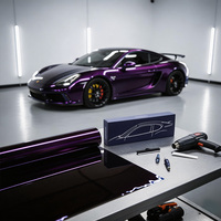 Protector de Pintura para Auto Anti-Amarilleo, Vinilo para Auto Color Morado Claro, Vinilo Personalizado para Protección de Pintura