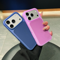 Coque de téléphone antichoc mate couleur bonbon pour iPhone 17 Pro Max 16 15 14 13 – Étui rafraîchissant en gelée pour hommes et femmes, idéal pour l'été