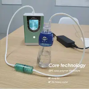 Cawolo 150ml máquina de respiración de hidrógeno comercial 110/220 voltios inhalador de hidrógeno