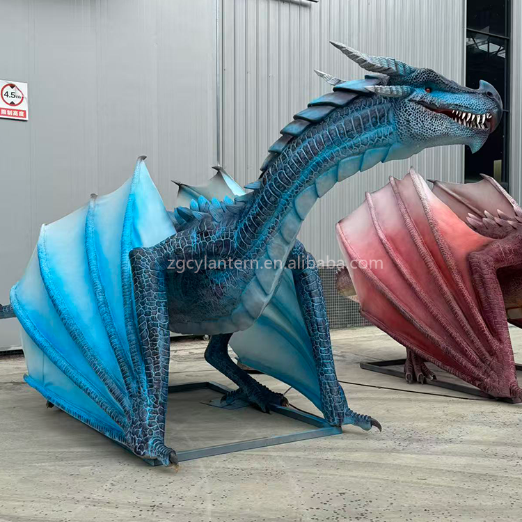 Blue Western Dragon