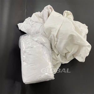 100 COTTONワイパー滅菌コットンラグワイピングラグコットンホワイトTシャツラグA - Product Image 3