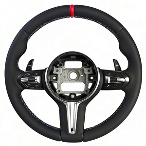 Volante ZP Personalizzabile in Pelle Piena, 3 Razze, Impugnatura da 40mm per Serie 1-7 F30 E90, per il Mercato Cinese - Product Image 3