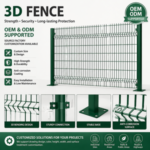 Pannello di recinzione in rete metallica saldata 3D verde foresta con design <span class=keywords><strong>a</strong></span> V e tappo per palo con staffa abbinata per sfondo <span class=keywords><strong>a</strong></span> forma di albero - Product Image 5