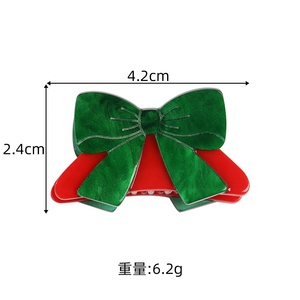 Pinza de Pelo de Acetato con Diseño de Mariposa para Niñas, Decoración de Pelo de Alta Calidad con Empaque de Cartón, Segura para Peinar - Product Image 6