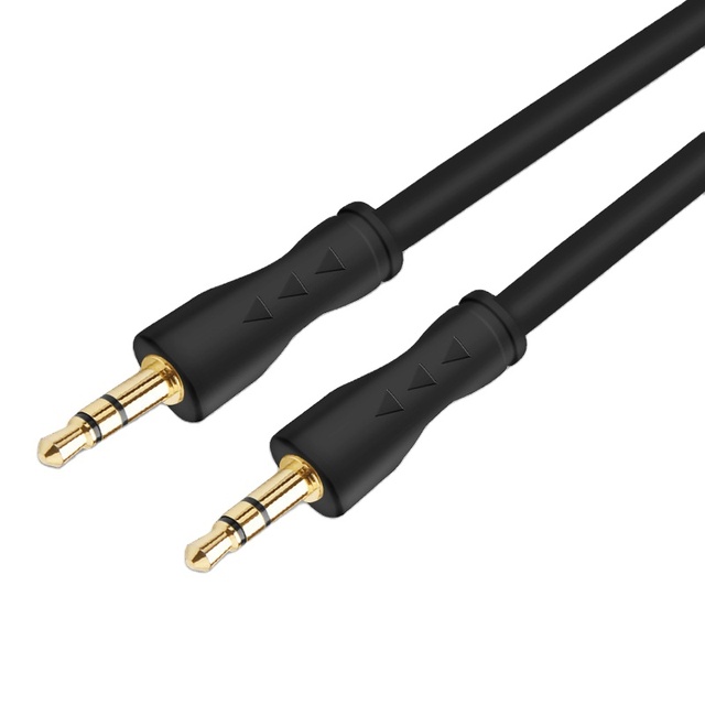 Car Aux Audio Cable, 3.5mm Male-to-male Dual-head Headphone Audio Connection Cable for Vehicles