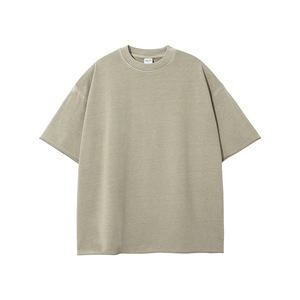Alibaba compras en línea mejor Boxy Retro hombres ropa camiseta proveedor calidad lavado Vintage hombres camisetas - Product Image 4