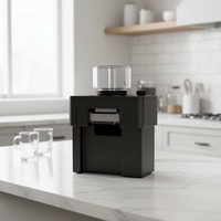 Machine à glaçons électriques en forme de flocon de neige pour usage domestique, sans sucre, glace instantanée en 60 secondes, multifonction, taille compacte, facile à nettoyer