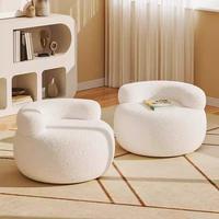 Runwoodnordic Chaise de salon moderne, fauteuil de salon, Poltrona, fauteuil individuel en velours pour la maison, Sillones, Fu