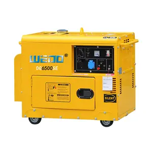 WEDO Generator Mesin Diesel 186F Kedap Suara Tipe Senyap Berpendingin Udara untuk Penggunaan Di Rumah