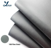 Boîte à bijoux en cuir PU noir à motif grainé 100 grains, 0,5 mm, résistante à l'abrasion, pour accessoires, modèle YX933, directement de l'usine